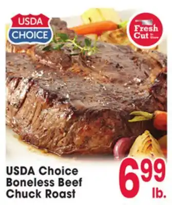 Jewel-Osco USDA Choice Boneless Beef Chuck Roast offer