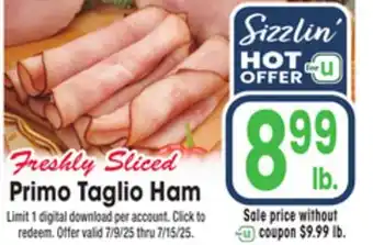 Jewel-Osco Primo Taglio Ham offer