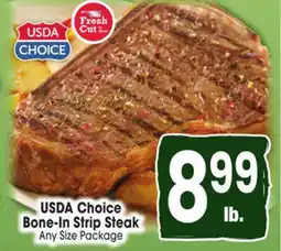 Jewel-Osco USDA Choice Bone-In Strip Steak offer