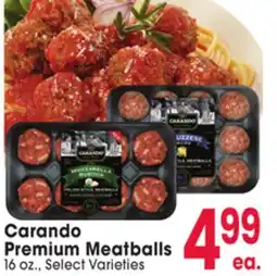 Jewel-Osco Carando Premium Meatballs offer