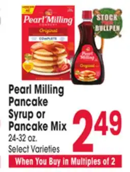 Jewel-Osco Pearl Milling Pancake Syrup or Pancake Mix offer