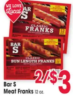 Jewel-Osco Bar S Meat Franks offer