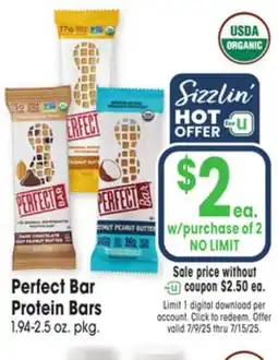 Jewel-Osco Perfect Bar Protein Bars offer