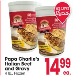 Jewel-Osco Papa Charlie's Italian Beef offer