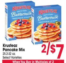 Jewel-Osco Krusteaz Pancake Mix offer