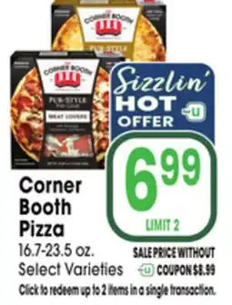 Jewel-Osco Corner Booth Pizza offer