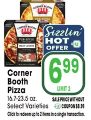 Jewel-Osco Corner Booth Pizza offer