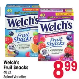 Jewel-Osco Welch's Fruit Snacks offer