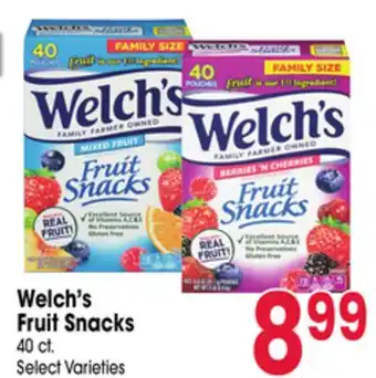 Jewel-Osco Welch's Fruit Snacks offer