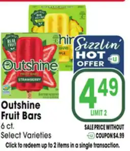 Jewel-Osco Outshine Fruit Bars offer