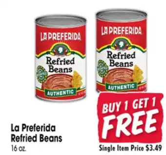 Jewel-Osco La Preferida Refried Beans offer