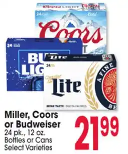 Jewel-Osco Miller, Coors or Budweiser offer