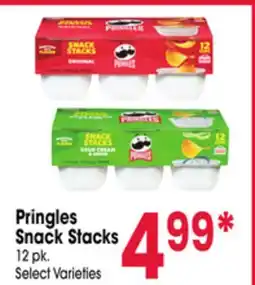 Jewel-Osco Pringles Snack Stacks offer