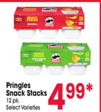 Jewel-Osco Pringles Snack Stacks offer