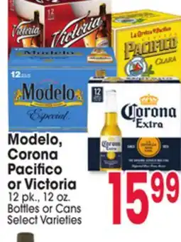 Jewel-Osco Modelo, Corona Pacifico or Victoria offer