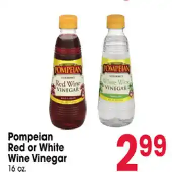 Jewel-Osco Pompeian Red or White Wine Vinegar offer
