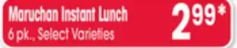 Jewel-Osco Maruchan Instant Lunch offer