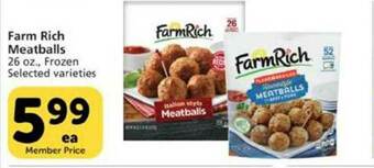 Vons Farm Rich Meatballs offer