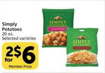 Vons Simply Potatoes offer