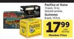 Safeway Pacifico or Kona / Guinness offer