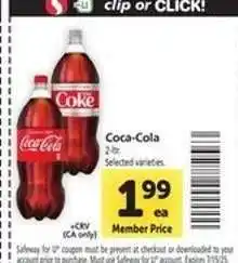 Safeway Coca-Cola offer