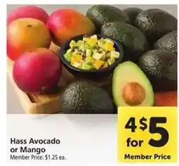 Safeway Hass Avocado or Mango offer
