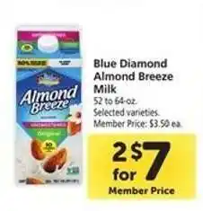 Safeway Blue Diamond Almond Breeze Milk offer