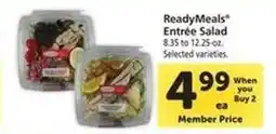 Safeway ReadyMeals Entrée Salad offer