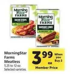 Safeway MorningStar Farms Meatless offer