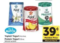 Safeway Yoplait Yogurt offer