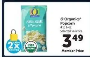 Safeway O ORGANICS POPCORN offer