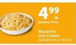 Safeway Macaroni and cheese offer