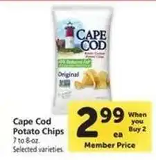 Safeway Cape Cod Potato Chips offer