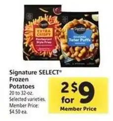 Safeway Signature Select Frozen Potatoes offer