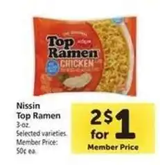 Safeway Nissin Top Ramen offer