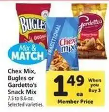 Safeway Chex Mix, Bugles or Gardetto's Snack Mix offer