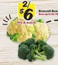 Winn Dixie Broccoli Bunch offer