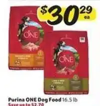 Winn Dixie Purina ONE Dog Food offer