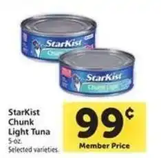 Safeway Starkist Chunk Light Tuna offer