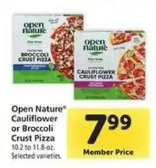 Safeway Open Nature Cauliflower or Broccoli Crust Pizza offer