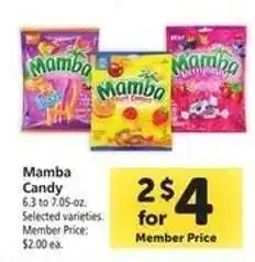 Safeway Mamba Candy offer