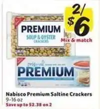 Winn Dixie Nabisco Premium Saltine Crackers offer
