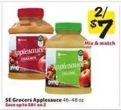 Winn Dixie SE Grocers Applesauce offer
