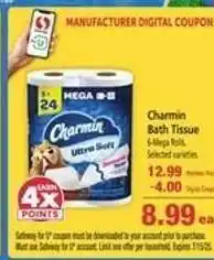 Safeway Charmin Bath Tissue offer