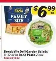 Winn Dixie Bonduelle Deli Garden Salads or Rana Pasta offer