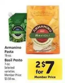 Safeway Armanino Pasta & Basil Pesto offer