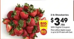 Kroger 2 lb Strawberries offer