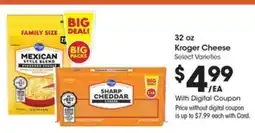 Kroger Kroger Cheese offer
