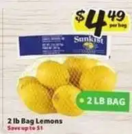 Winn Dixie 2 lb Bag Lemons offer