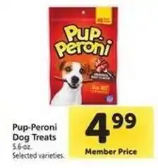 Safeway Pup-Peroni Dog Treats offer